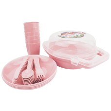 Набір для пікніка Omak Plastik Deco Bella 81134 пластик 30x24.5x13.5 см