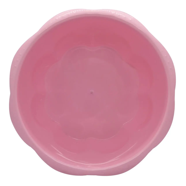 Миска пластиковая Хозяйка 1,6л Plastic's Craft Розовая