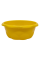 Миска пластиковая Хозяйка 2,8 л Plastic's Craft Желтая