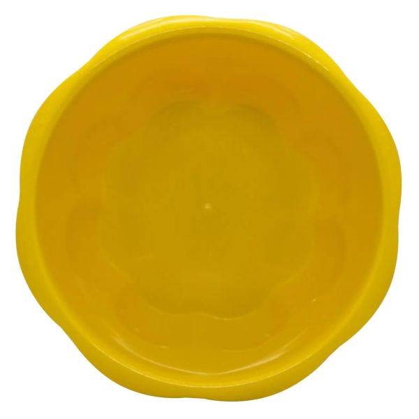 Миска пластиковая Хозяйка 2,8 л Plastic's Craft Желтая