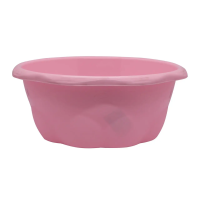 Миска пластиковая Хозяйка 2,8 л Plastic's Craft Розовая