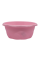 Миска пластиковая Хозяйка 2,8 л Plastic's Craft Розовая