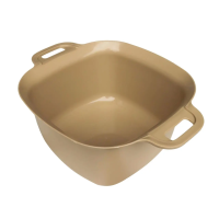 Миска квадратна з ручками 3 л Plastic's Craft Капучино