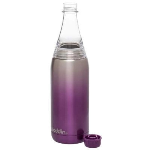 Пляшка для води Aladdin Fresco Twist&Go 0,6 л фіолетова