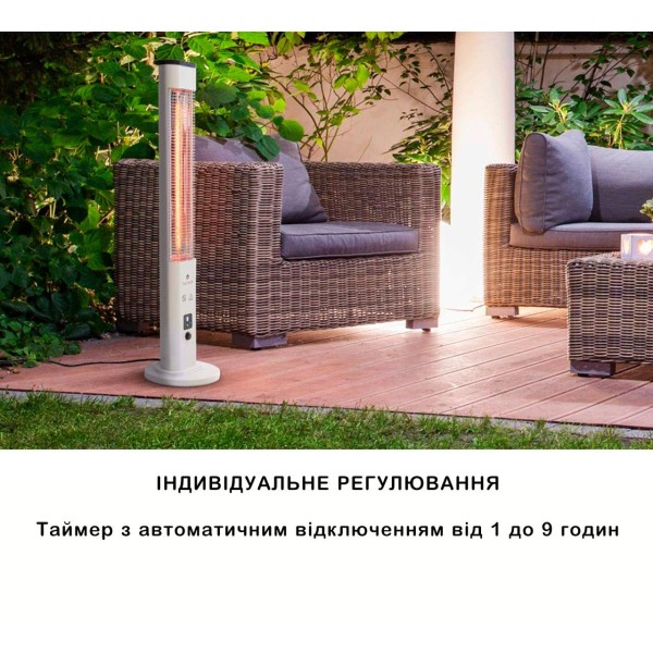 Инфракрасный электрический обогреватель Blumfeldt Heat Guru Plus, 1,2 кВт