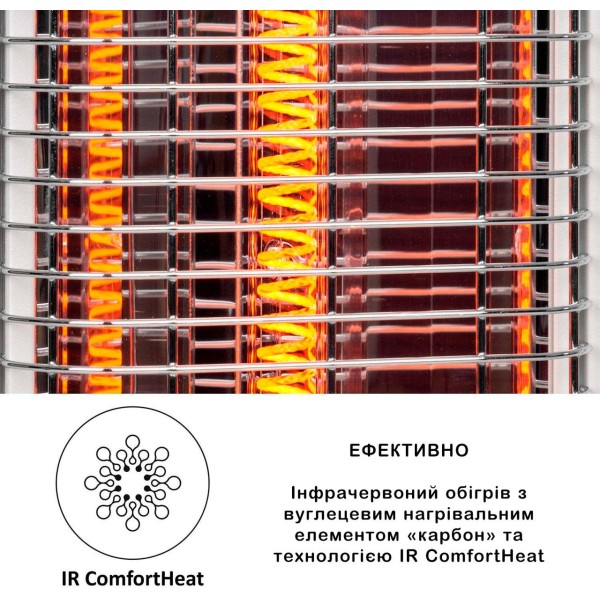 Инфракрасный электрический обогреватель Blumfeldt Heat Guru Plus, 1,2 кВт
