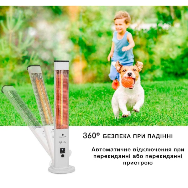 Инфракрасный электрический обогреватель Blumfeldt Heat Guru Plus, 1,2 кВт