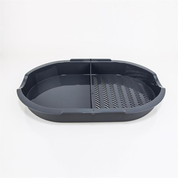 Обробна дошка з двома камерами OMAK Plastik Deco Bella 81137 42x27x6 см