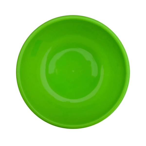 Миска пластиковая Ягодка 2 л Салатовая с прозрачной крышкой Plastic's Craft