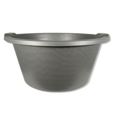 Миска п/э 35 л «Plastic's Craft» Серый металлик