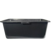 Миска 60 л прямоугольная «Plastic's Craft» Черная