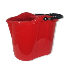 Ведро 14 л овальное "Plastic's Craft" Красный