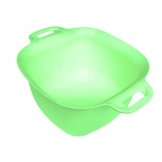Миска квадратная с ручками 3 л Plastic's Craft Мята