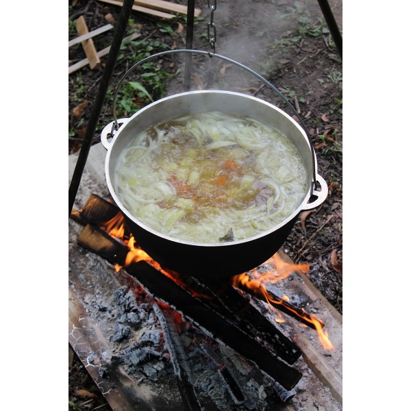 Казан алюминиевый Brizoll 10 л, с дужкой, крышкой и чехлом