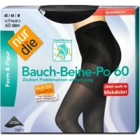 Колготки Nur Die Корректирующий эффект 3 Зоны 60 Den M (40-44) Черные (719170)