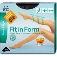 Колготки Nur Die Компрессионные 40 Den XXL (52-56) Черные (719200)