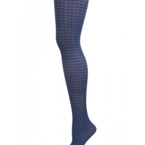 Колготки Elbeo Trend с узором 40 Den L (42-44) Синие (903313)