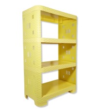 Етажерка «Ротанг» 4-секційна «Plastic's Craft» Бежева 52х30х83 см
