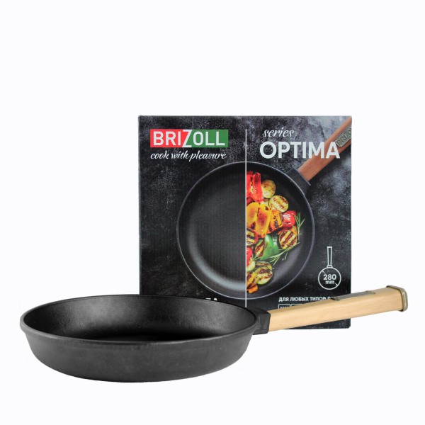 Чавунна сковорода з кришкою Optimа 280 х 40 мм
