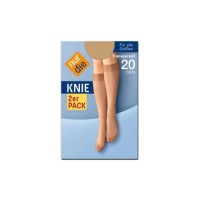 Набір гольфів Nur Die 20 Den 2 пари one size Світлий тілесний (621802)