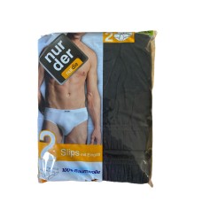 Набір чоловічих трусів сліпи Nur Der 2 шт. р. 7 (XL) Чорний (827000)