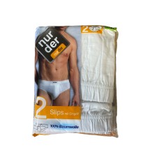 Набір чоловічих трусів сліпи Nur Der 2 шт. р. 7 (XL) Білий (827000)