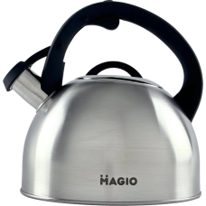 Чайник Magio MG-1192 2.5 л зі свистком Чорний