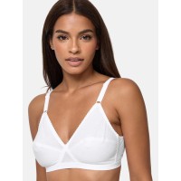 Бюстгалтер Nur Die без косточек Comfort BH без Push-up р. 85D Белый (835053)
