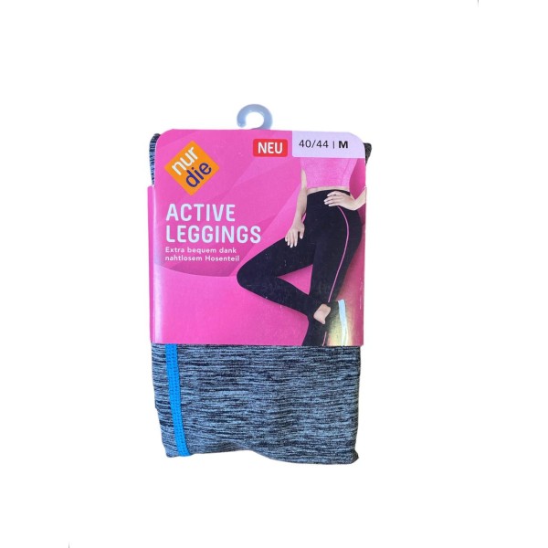 Женские леггинсы Nur Die спортивные Active leggings 40-44 (M) Серые (711581)