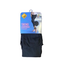 Жіночі легінси Nur Die бавовняні Trend leggings 44-48 (L) Чорні (711011)