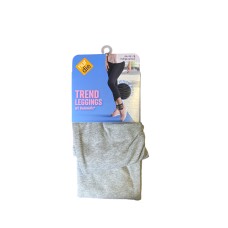 Жіночі легінси Nur Die бавовняні Trend leggings 44-48 (L) Світло-сірі (711011)