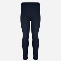 Детские леггинсы для девочки Nur Die Leggings Kids хлопчатобумажные 128-134 см Черные (495383)