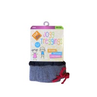 Детские леггинсы для девочки Nur Die Jogg treggings Kids эластичные 98-104 см Темно-серые (495310)