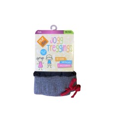 Дитячі легінси для дівчинки Nur Die Jogg treggings Kids еластичні 98-104 см Темно-сірі (495310)