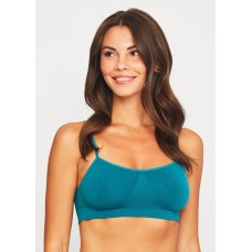 Бюстгальтер-топ GIULIA безшовний на тонких бретелях CAMI TOP (harbor blue-S/M)