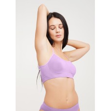 Бюстгальтер-топ GIULIA безшовний на тонких бретелях CAMI TOP (orchid bloom-S/M)