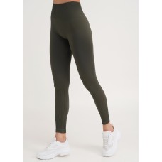 Легінси в рубчик із моделюючим швом ззаду GIULIA LEGGINGS RIB (khaki-L/XL) Хакі