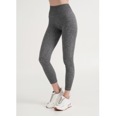 Безшовні легінси в рубчик GIULIA LEGGINGS RIB MELANGE (black-S/M)