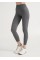 Безшовні легінси в рубчик GIULIA LEGGINGS RIB MELANGE (black-S/M)