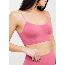 Бюстгальтер-топ GIULIA безшовний на тонких бретелях CAMI TOP (bubblegum-L/XL)