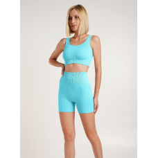 Шорти Giulia SHORTS RIB SHAPE sky blue-L/XL