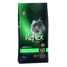 Повноцінний та збалансований сухий корм для котів Урінарі Reflex Plus 15 кг