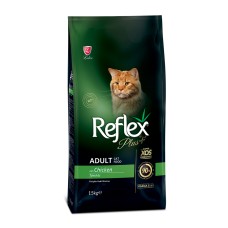Повноцінний та збалансований сухий корм для котів з куркою Reflex Plus 15 кг
