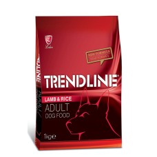 Повноцінний та збалансований сухий корм для собак з ягням та рисом Trendline 1 кг