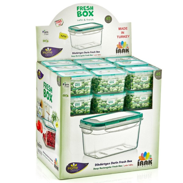 Контейнер Fresh Box прямокутний 4,5 л прозорий