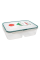Контейнер Fresh Box 2 отсека 1 л + 1 л прозрачный