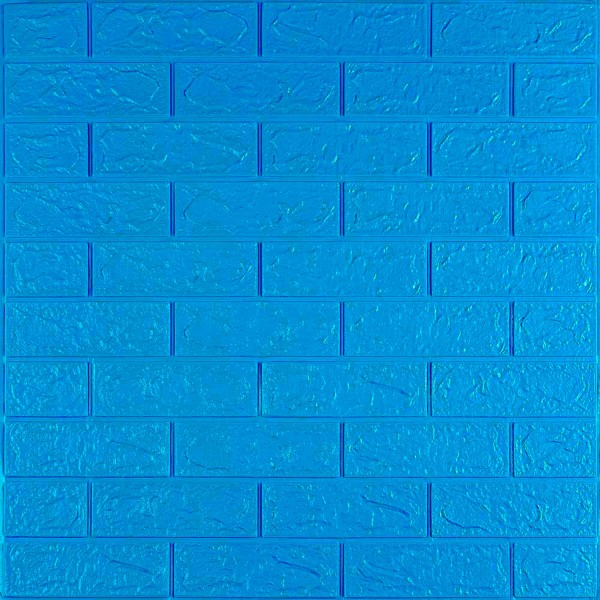 Самоклеющаяся 3D панель под синий кирпич 3080х700х3мм SW-00001756