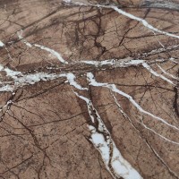 Декоративная ПВХ плита коричневый мрамор 600*600*3mm (S) SW-00001622