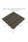 Композитная плитка WPC уголь 30*30CM*2СM (D) SW-00001713