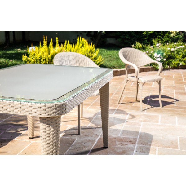 Стол Tilia Osaka 90x150 см ножки пластиковые венге